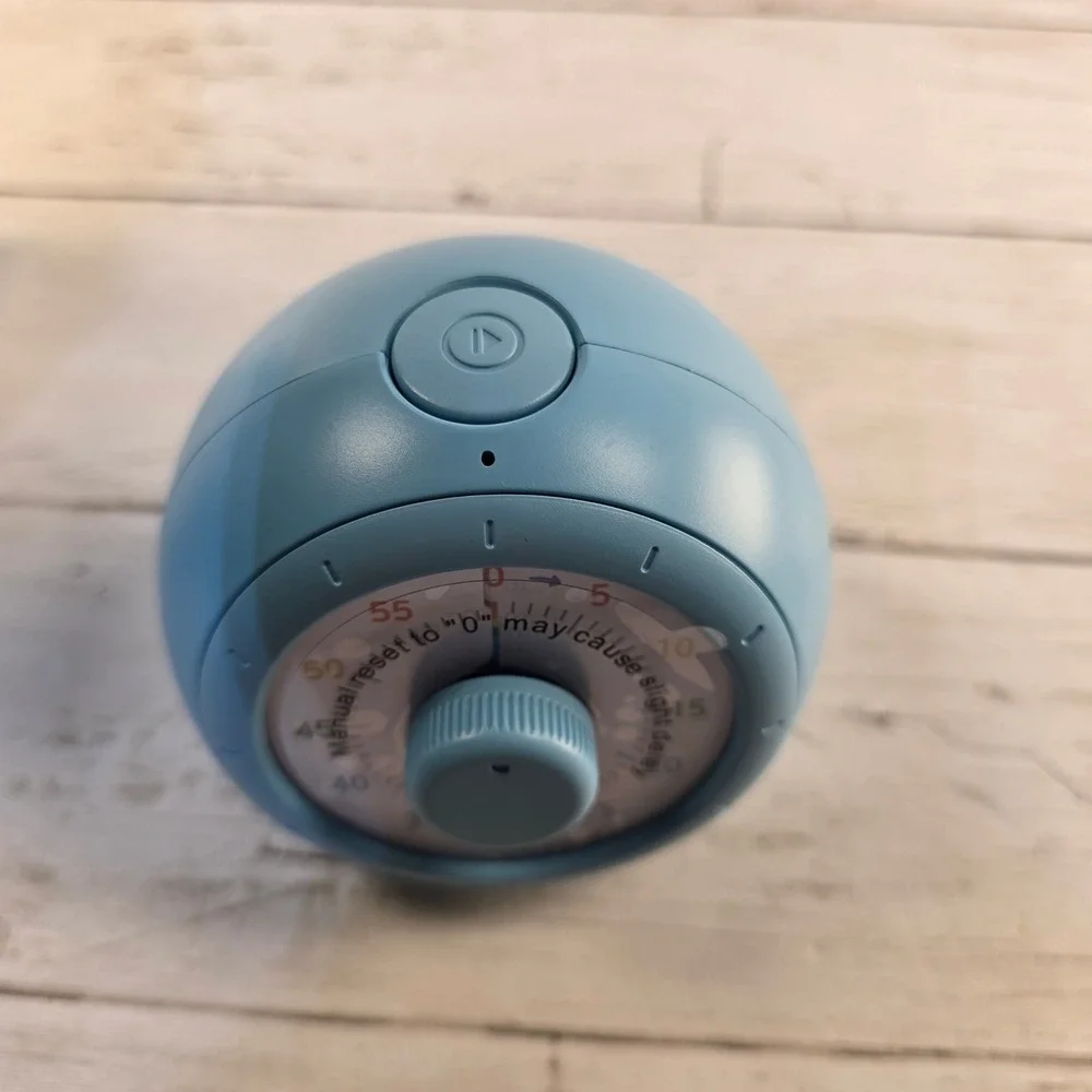 NEW Nixroork Visual Timer Time Management 60-Minute Countdown Blue Nix-VT35